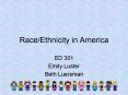RaceEthnicity in America