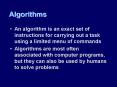Algorithms