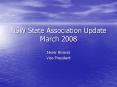 NSW State Association Update March 2008