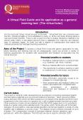 A Virtual Field Guide and its application as a general learning tool The virtual tutor
