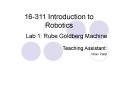 Lab 1: Rube Goldberg Machine