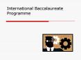 International Baccalaureate Programme