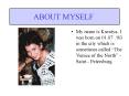 ABOUT MYSELF