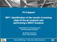 PV Catapult WP1: Identification of the results of existing state-of-the-art analysis and performing a SWOT-analysis