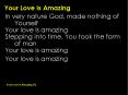 Your Love Is Amazing