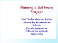 Planning a Software Project