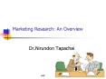 Marketing Research: An Overview
