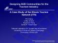 Designing B2B Communities for the Tourism Industry: A Case Study of the Illinois Tourism Network ITN