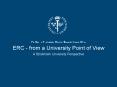 ERC from a University Point of View