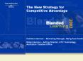 The New Strategy for Competitive Advantage