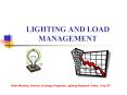 LIGHTING AND LOAD MANAGEMENT