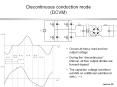 Discontinuous conduction mode DCVM