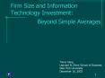 Firm Size and Information Technology Investment: