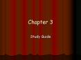 Study Guide
