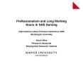 Professionalism and Long Working Hours in NHS Nursing