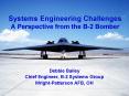 Systems Engineering Challenges A Perspective from the B2 Bomber