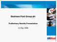 Business Post Group plc the UKs leading independent express delivery company