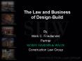 The Law and Business of DesignBuild