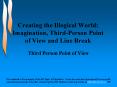 Creating the Illogical World: Imagination, ThirdPerson Point of View and Line Break