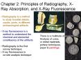 Chapter 2: Principles of Radiography, XRay Absorption, and XRay Fluorescence