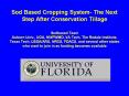 Sod Based Cropping System- The Next Step After Conservation Tillage Sodbased Team Auburn Univ., UGA, NWFWMD, VA Tech, The Rodale Institute, Texas Tech, USDA/ARS, NRCS, FDACS, and several other states who want to join in as funding becomes available