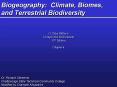 Biogeography: Climate, Biomes, and Terrestrial Biodiversity