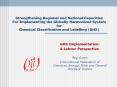 Strengthening Regional and National Capacities For Implementing the Globally Harmonized System for C