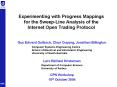 Experimenting with Progress Mappings for the SweepLine Analysis of the Internet Open Trading Protoco