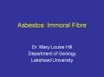 Asbestos: Immoral Fibre