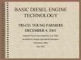 BASIC DIESEL ENGINE TECHNOLOGY