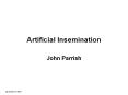Artificial Insemination