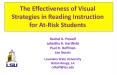 The Effectiveness of Visual Strategies in Reading Instruction for AtRisk Students
