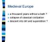 Medieval Europe