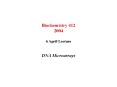 Biochemistry 412