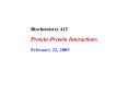Biochemistry 412