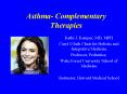 Asthma Complementary Therapies