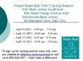 Project Read April Tutor Training Session SSF Main Library Auditorium 840 West Orange Avenue AND Ser