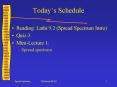 Todays Schedule