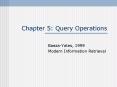 Chapter 5: Query Operations