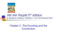 We the People 5th edition by Benjamin Ginsberg, Theodore J' Lowi and Margaret Weir