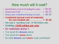 How much will it cost