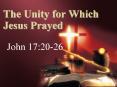 The Unity for Which Jesus Prayed