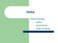 Verbs