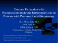 Cataract Extraction with Pseudoaccommodating Intraocular Lens in Patients with Previous Radial Kerat
