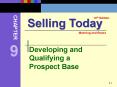 Developing and Qualifying a Prospect Base