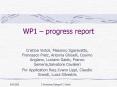 WP1 progress report