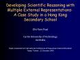 Developing Scientific Reasoning with Multiple External Representations: A Case Study in a Hong Kong