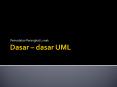 Dasar dasar UML