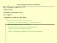 Types of Releases and Seed Certification