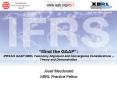 Mind the GAAP: IFRSUS GAAP XBRL Taxonomy Alignment and Convergence Considerations Theory and Demonst